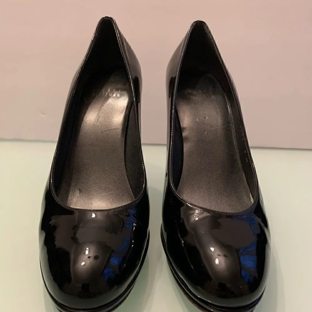 Steuart Weitzman black shoes 9AA vintage